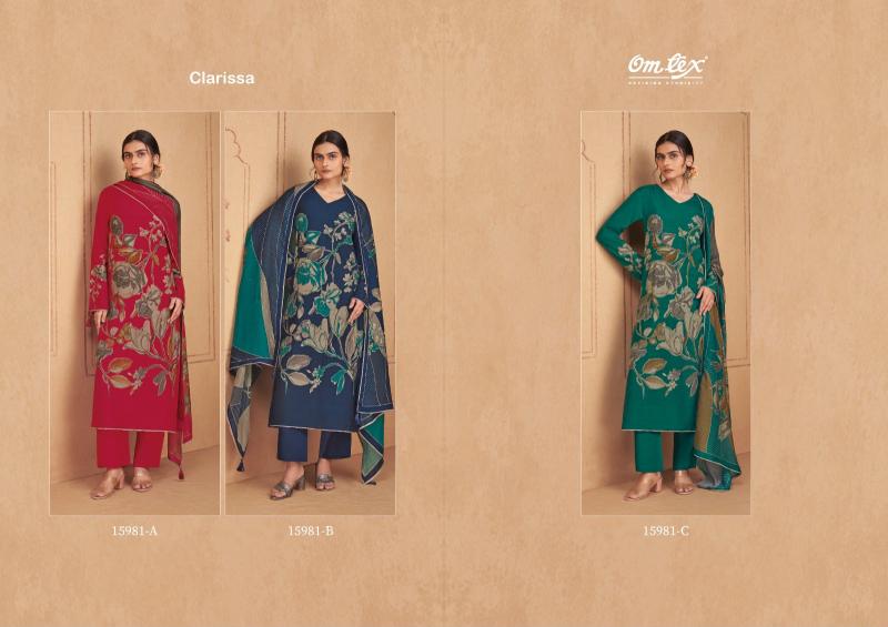 Omtex clarissa surat wholesale market dress materials